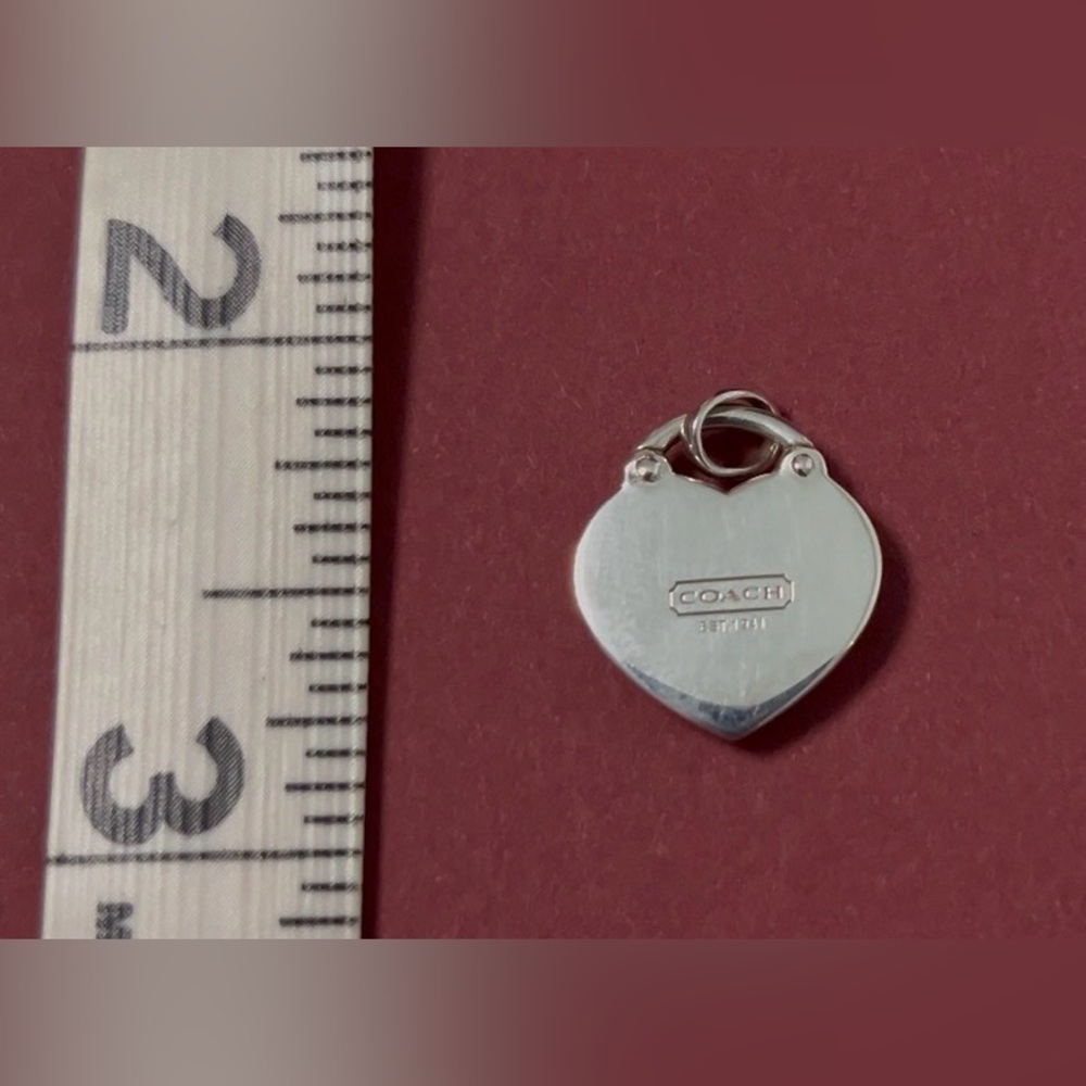 Authentic Coach Heart Locket Pendant - Picture 2 of 2